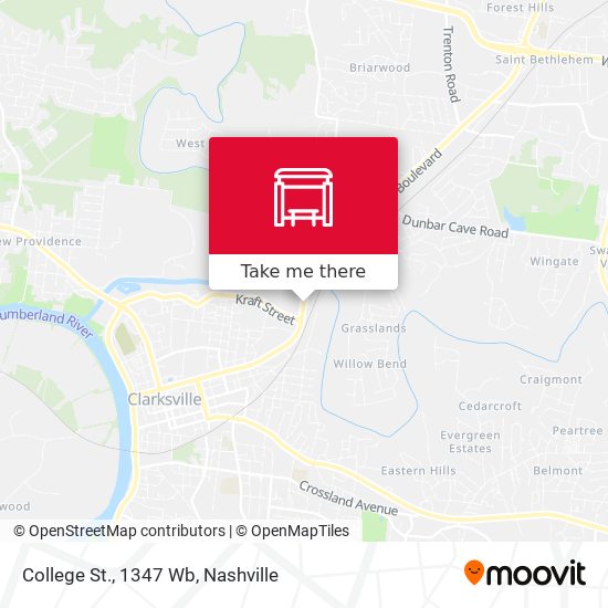 College St., 1347 Wb map