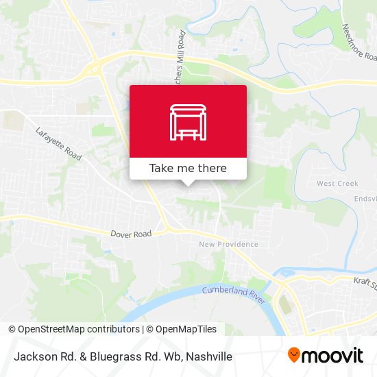 Mapa de Jackson Rd. & Bluegrass Rd. Wb