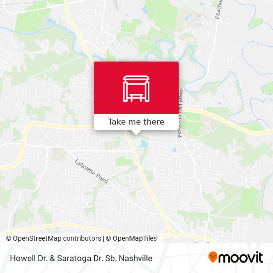 Mapa de Howell Dr. & Saratoga Dr. Sb