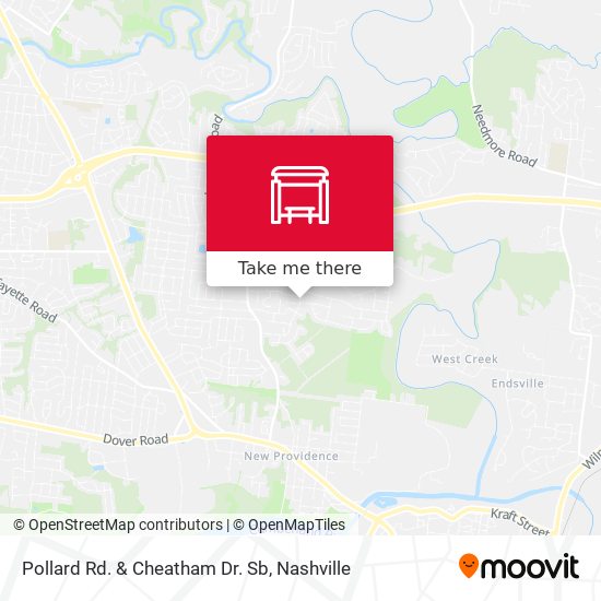 Mapa de Pollard Rd. & Cheatham Dr. Sb