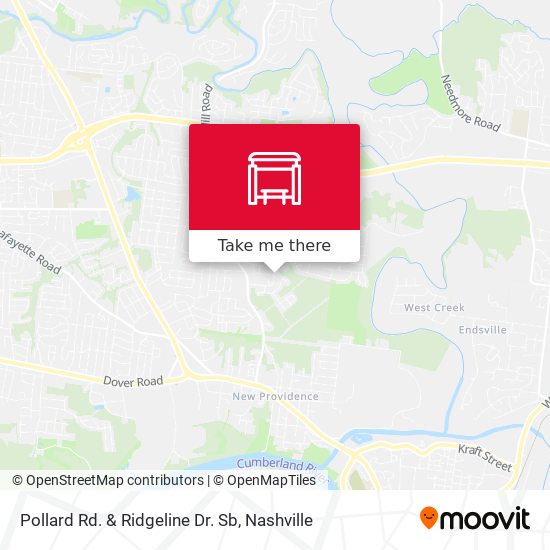 Pollard Rd. & Ridgeline Dr. Sb map