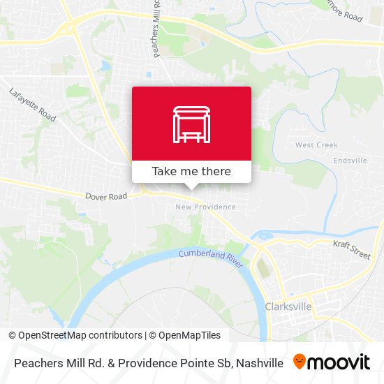 Mapa de Peachers Mill Rd. & Providence Pointe Sb