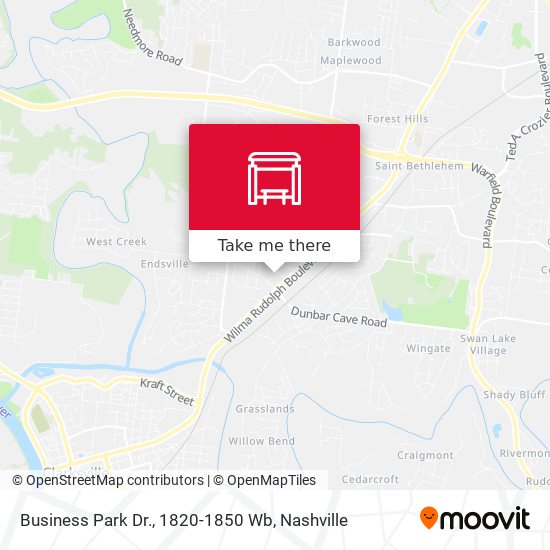Mapa de Business Park Dr., 1820-1850 Wb