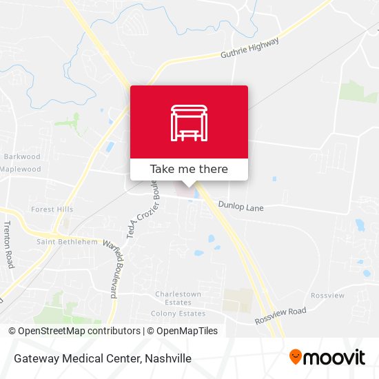 Mapa de Gateway Medical Center