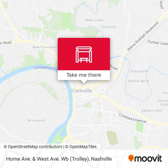 Home Ave. & West Ave. Wb (Trolley) map