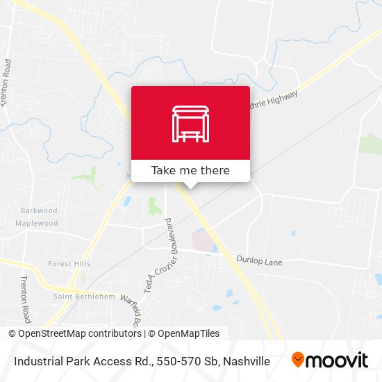 Industrial Park Access Rd., 550-570 Sb map