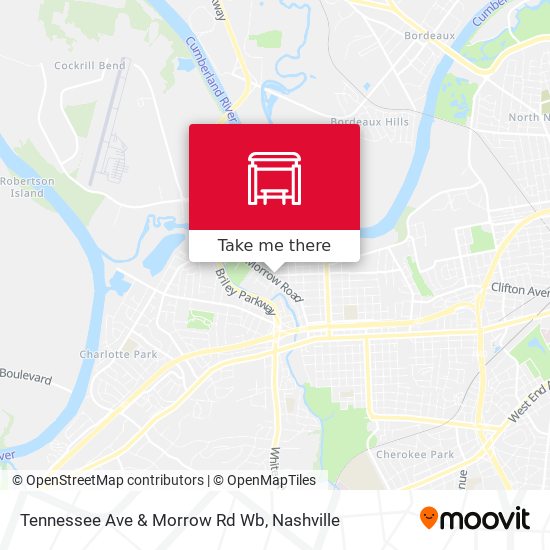 Mapa de Tennessee Ave & Morrow Rd Wb