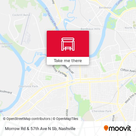 Morrow Rd & 57th Ave N Sb map