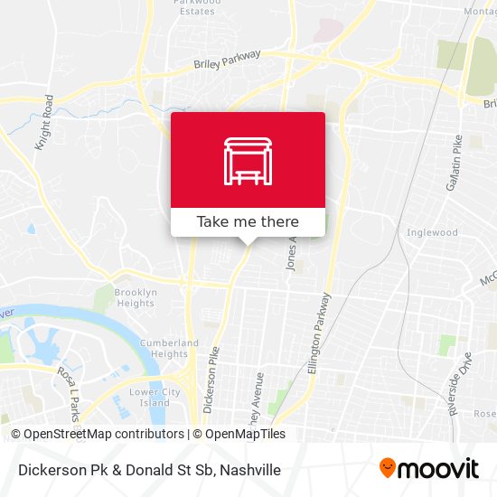 Mapa de Dickerson Pk & Donald St Sb