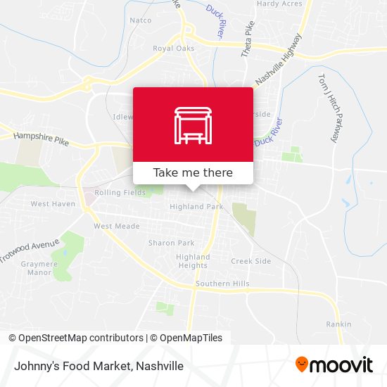 Johnny's Food Market map
