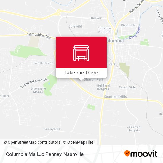 Columbia Mall,Jc Penney map