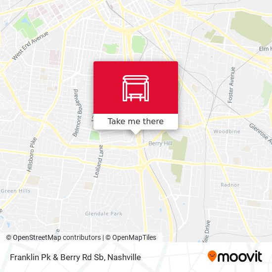 Franklin Pk & Berry Rd Sb map