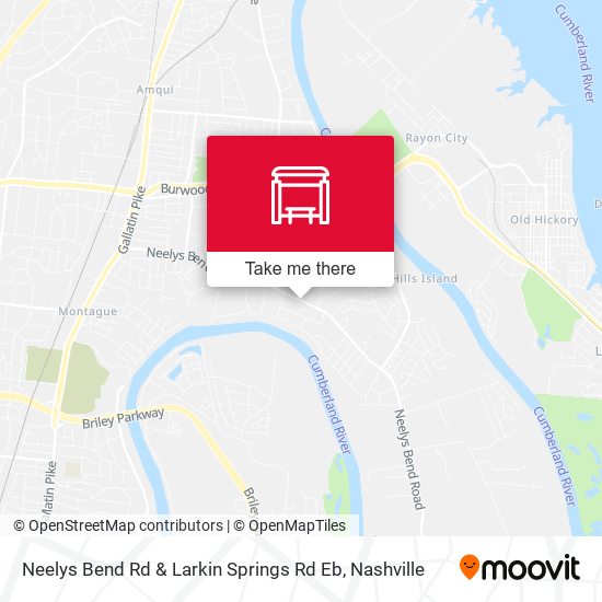 Mapa de Neelys Bend Rd & Larkin Springs Rd Eb