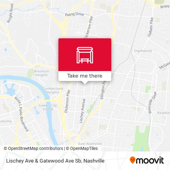 Lischey Ave & Gatewood Ave Sb map