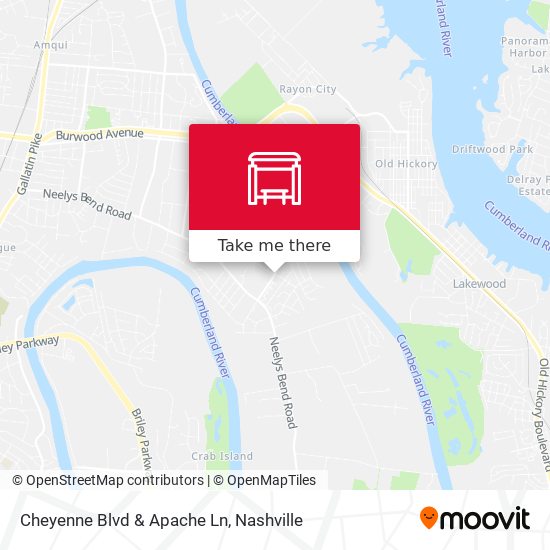 Mapa de Cheyenne Blvd & Apache Ln