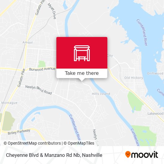 Mapa de Cheyenne Blvd & Manzano Rd Nb
