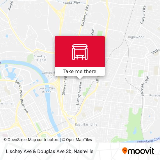 Lischey Ave & Douglas Ave Sb map