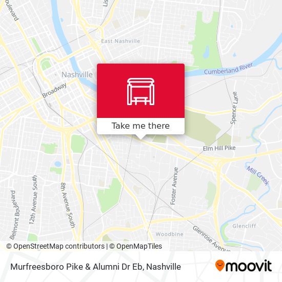 Mapa de Murfreesboro Pike & Alumni Dr Eb