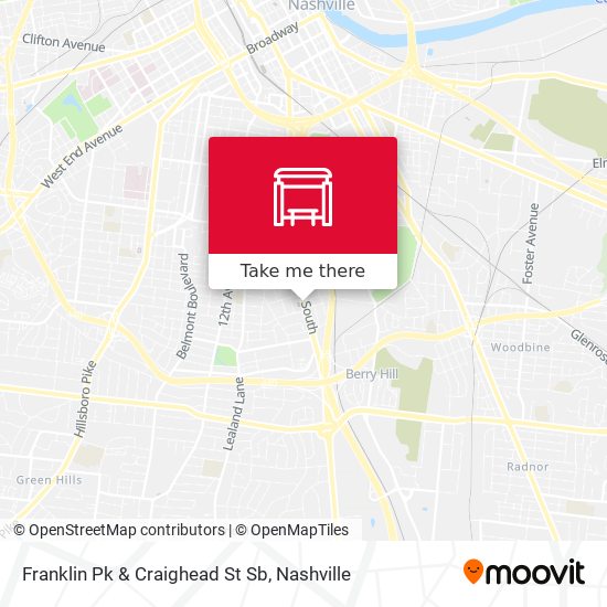 Mapa de Franklin Pk & Craighead St Sb
