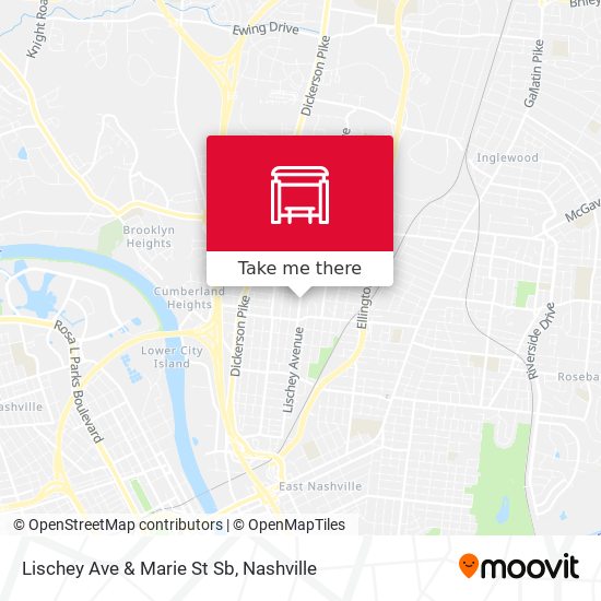 Lischey Ave & Marie St Sb map