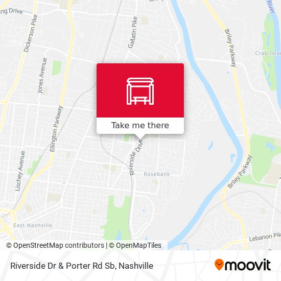 Mapa de Riverside Dr & Porter Rd Sb