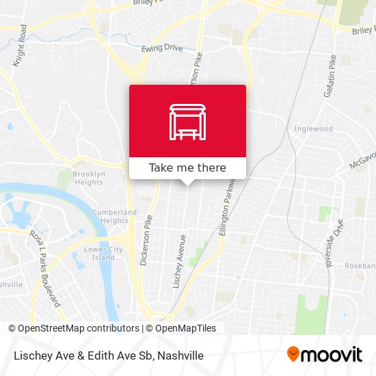 Lischey Ave & Edith Ave Sb map