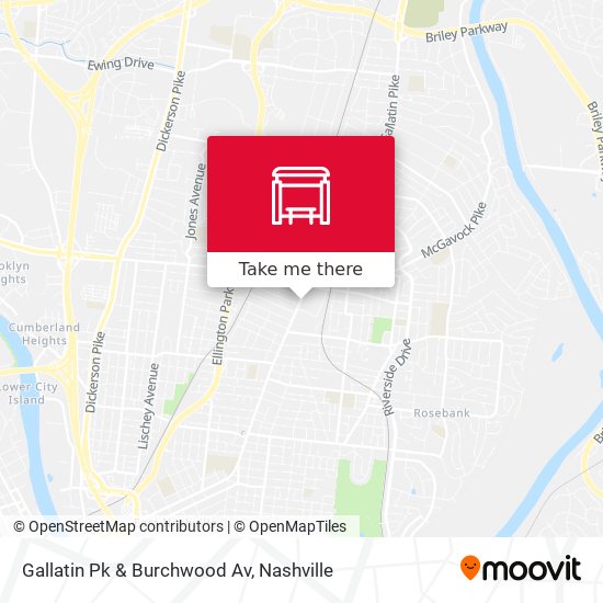 Gallatin Pk & Burchwood Av map