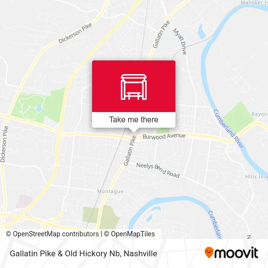 Mapa de Gallatin Pike & Old Hickory Nb