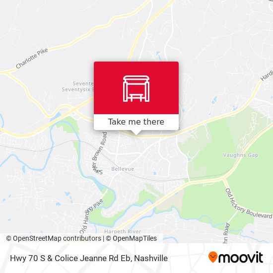 Hwy 70 S & Colice Jeanne Rd Eb map