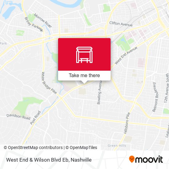 West End & Wilson Blvd Eb map