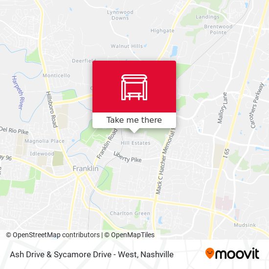 Mapa de Ash Drive & Sycamore Drive - West