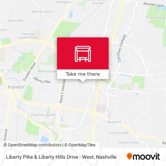 Mapa de Liberty Pike & Liberty Hills Drive - West