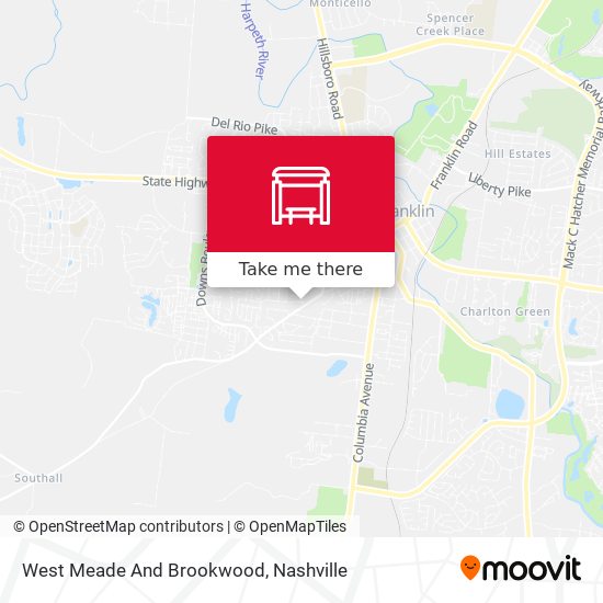 West Meade And Brookwood map