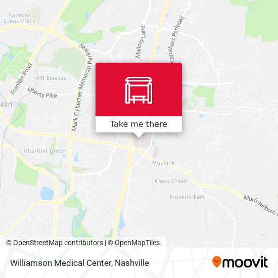 Williamson Medical Center map