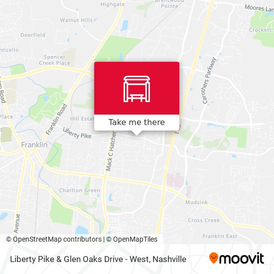 Mapa de Liberty Pike & Glen Oaks Drive - West