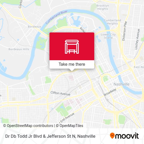 Mapa de Dr Db Todd Jr Blvd & Jefferson St N