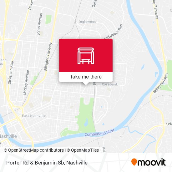 Porter Rd & Benjamin Sb map