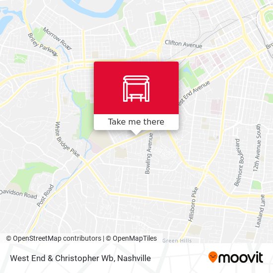 Mapa de West End & Christopher Wb