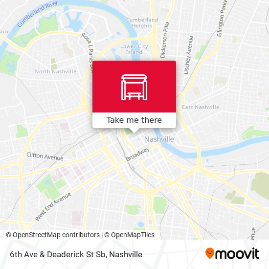 6th Ave & Deaderick St Sb map