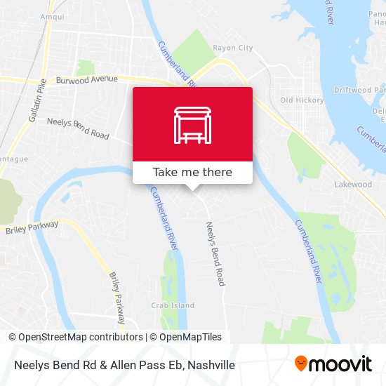 Neelys Bend Rd & Allen Pass Eb map