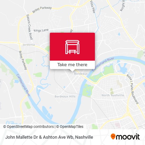 John Mallette Dr & Ashton Ave Wb map