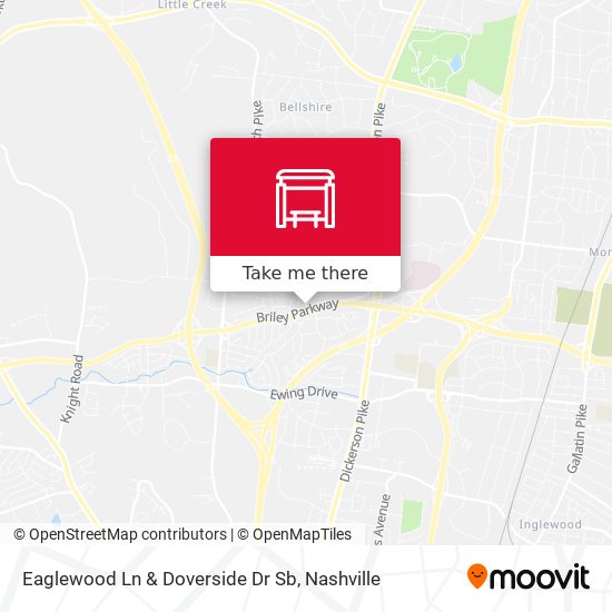Eaglewood Ln & Doverside Dr Sb map
