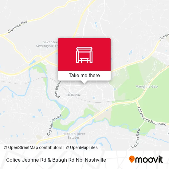 Mapa de Colice Jeanne Rd & Baugh Rd Nb