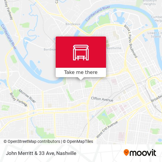 John Merritt & 33 Ave map