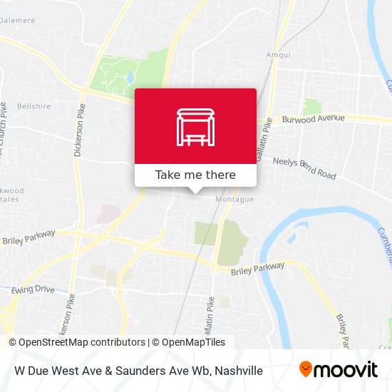 Mapa de W Due West Ave & Saunders Ave Wb
