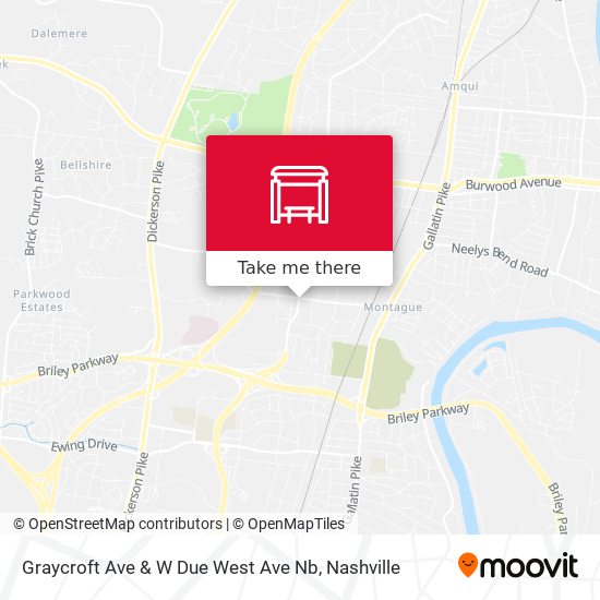 Graycroft Ave & W Due West Ave Nb map