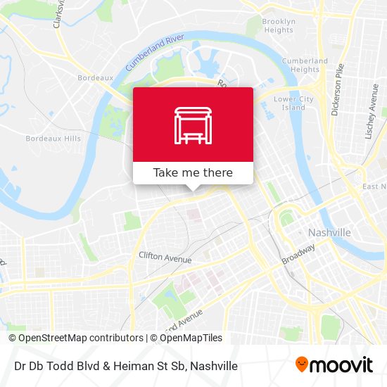 Mapa de Dr Db Todd Blvd & Heiman St Sb