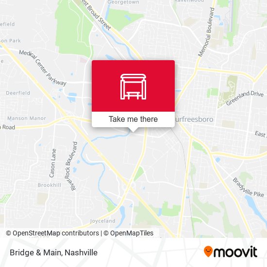 Mapa de Bridge & Main