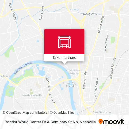 Baptist World Center Dr & Seminary St Nb map