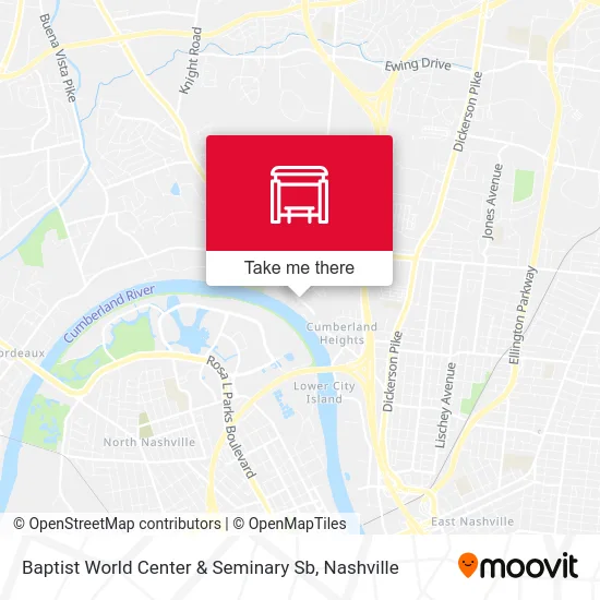 Baptist World Center & Seminary Sb map